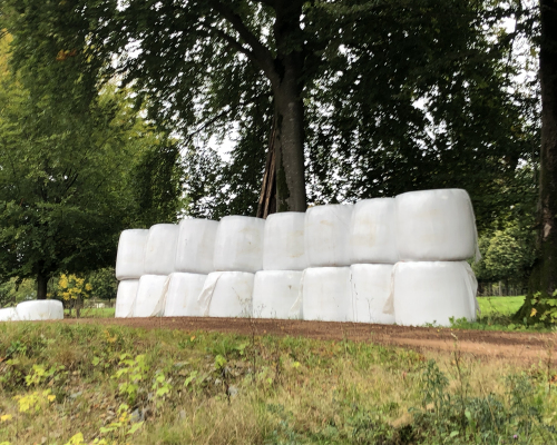 Regain bio août 2019 en balles enrubannées 